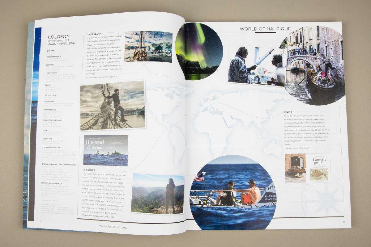 Nautique magazine-spread-inhoud