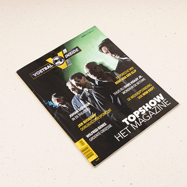Voetbal inside-magazine-stapel