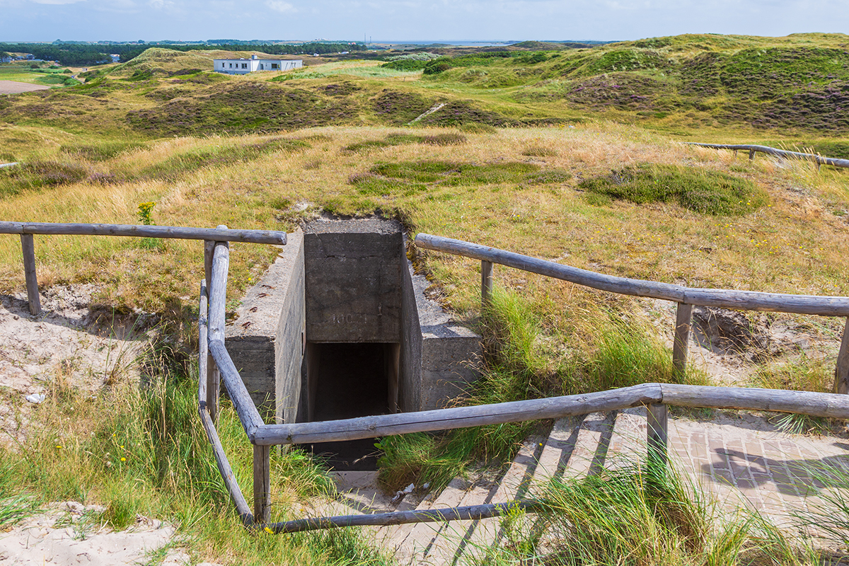 atlantikwall bunker-texel-trap