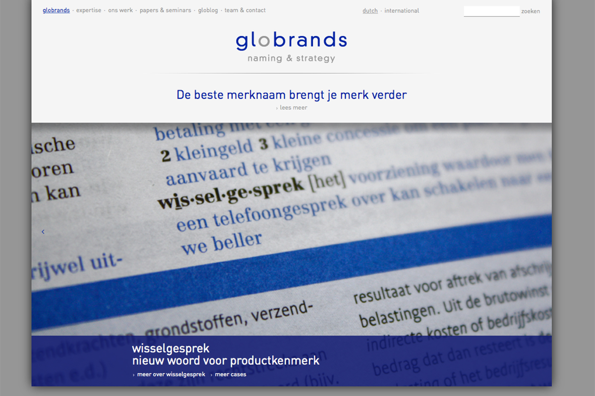 globrands website-home-wisselgesprek