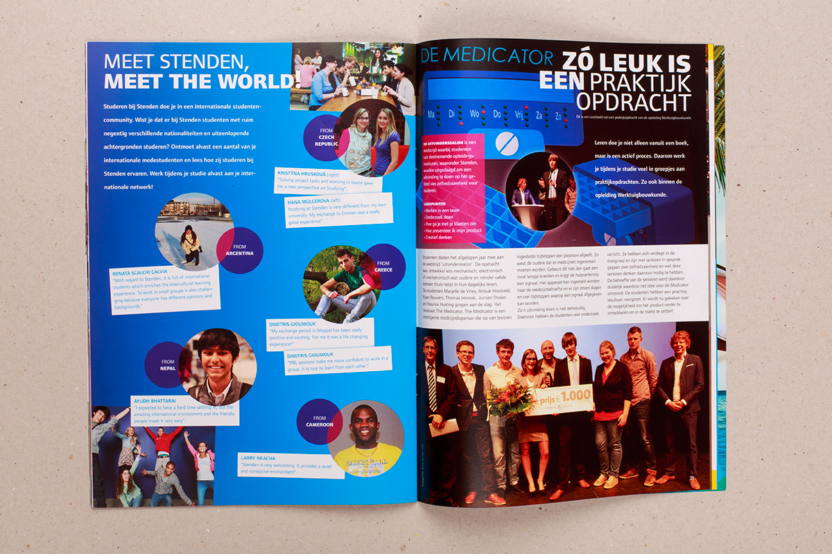 stenden hogeschool-leeuwarden-communicatie-magazine-st-spread-meet-the-world